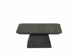 Salontafel Thalia 80x80cm - mango massief - zwart