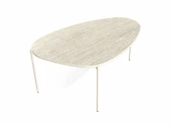 Perfecta Salontafel Trio 110x70cm - HPL - travertin tivoli & sable