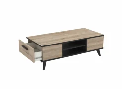 Demeyere Salontafel Wayne 106,6x35,2x50,1cm - decor - eik & zwart
