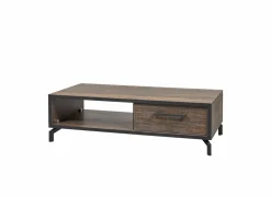 Salontafel 135x68cm - decor - bruin
