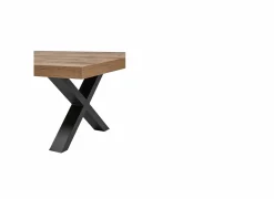 Salontafel 130x68cm - decor - bruin & zwart