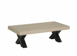 Salontafel 135x68cm - decor - natuurlijke olm