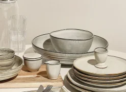 Salt & Pepper Schaal Artisan 32x7,5cm - stoneware - groen