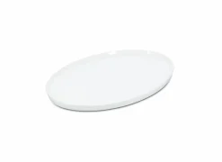 Bonbistro Schaal Gusto 38x26,5cm - porselein - wit