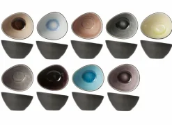 Cosy & Trendy Schaal Streetfood festival 7x6,8cm - keramiek - multicolor