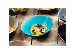 Cosy & Trendy Schaal Streetfood festival 7x6,8cm - keramiek - multicolor