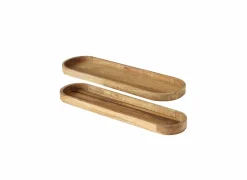 Schaal Tikko 25x82/18x72cm set van 2