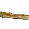 Schaal Unfinish 100x35cm - teak - naturel
