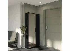 Schoenenkast Ebony 83x24x178cm - decor - zwart