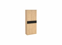 Schoenenkast Naia 80x40x192cm - decor - jackson hickory bruin