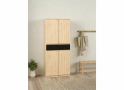 Schoenenkast Naia 80x40x192cm - decor - jackson hickory bruin