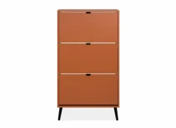 Schoenenkast Vigo 70x24x125cm - melamine - terra