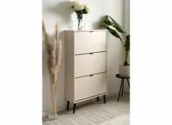 Schoenenkast Vigo  70x24x125cm - melamine - velvet