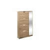 Schoenenkast 85x23,3x155,4cm - decor - beige