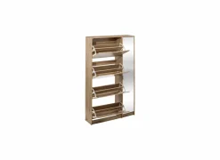 Schoenenkast 85x23,3x155,4cm - decor - beige