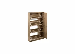 Schoenenkast 85x23,3x155,4cm - decor - beige