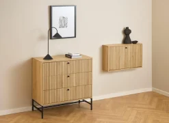 Schoenenkast 72x17x43cm - decor - bruin