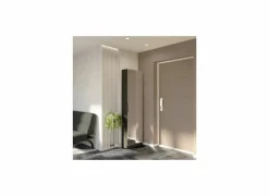 Schoenenkast Zapatero 50x20x181cm - decor - zwart