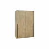 Schuifdeurkast Casper 150cm - melamine - golden oak