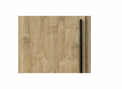 Schuifdeurkast Casper 150cm - melamine - golden oak