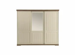 Schuifdeurkast 260cm - decor - truffel & porcelein