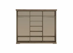 Schuifdeurkast 260cm - decor - truffel & porcelein