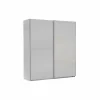 Schuifdeurkast Easyplus 225cm - decor - wit