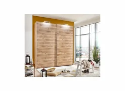 Schuifdeurkast Easyplus 225cm - decor - bruin