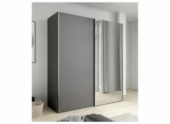 Schuifdeurkast Kaikais 170cm - decor - donkergrijs