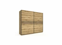 Schuifdeurkast Kato 250cm - melamine - etna eik