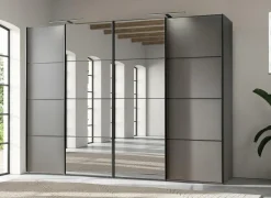 Schuifdeurkast Phoenix 330cm - decor - grijs