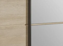 Schuifdeurkast Udine I 253cm - decor - urban oak