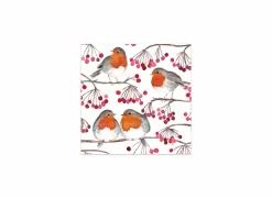 Serviette Birds & Berries 25x25cm - papier - multicolor 20 stuks