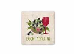 Serviette Buon Appetito 33x33cm multicolor 20 stuks