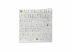 Serviette Christmas Letters 33x33cm - 20 stuks