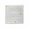 Serviette Christmas Letters 25x25cm - 20 stuks