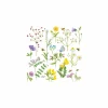 Serviette Cornflowers 25x25cm - papier - multicolor 20 stuks