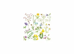 Serviette Cornflowers 25x25cm - papier - multicolor 20 stuks