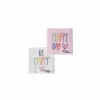 Serviette Happy 17x17cm multicolor 20 stuks