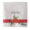 Serviette Kerst Hohoho 16,5x16,5cm meerkleurig, 20 stuks
