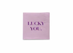 Serviette Lucky You 25x25cm multicolor 20 stuks