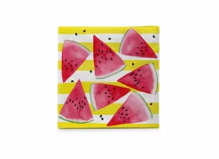 Serviette Melon & Stripe 33x33cm - 20 stuks