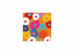 Serviette Super Bloom 33x33cm - papier - multicolor 20 stuks