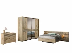 Slaapkamer Tanya met bed 180x200cm - kleerkast 251cm - commode 111cm en 2 nachtkastjes