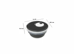 Slazwierder inklapbaar  31x28,5x16,5cm - kunststof - zwart/groen