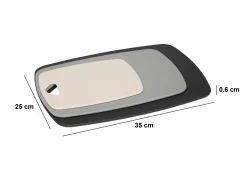 Snijplank Neo 35x25cm - kunststof - multicolor set van 3