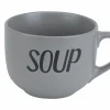 Soepkom Soup Ø11cm - keramiek - grijs