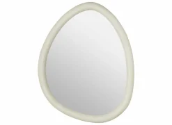 Spiegel Chesni 60x47cm - MDF & spiegelglas - wit