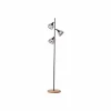 Brilliant Staande lamp Avia H150cm E14 - FSC - zwart & bruin