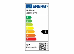 Brilliant Staande lamp Cheesy LED H140cm - FSC - zwart & hout